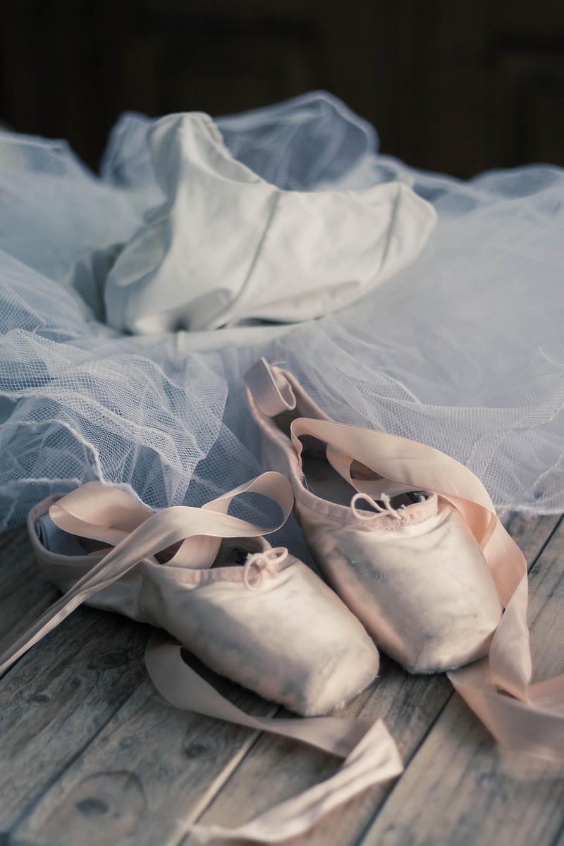 Ballet dancer practicing